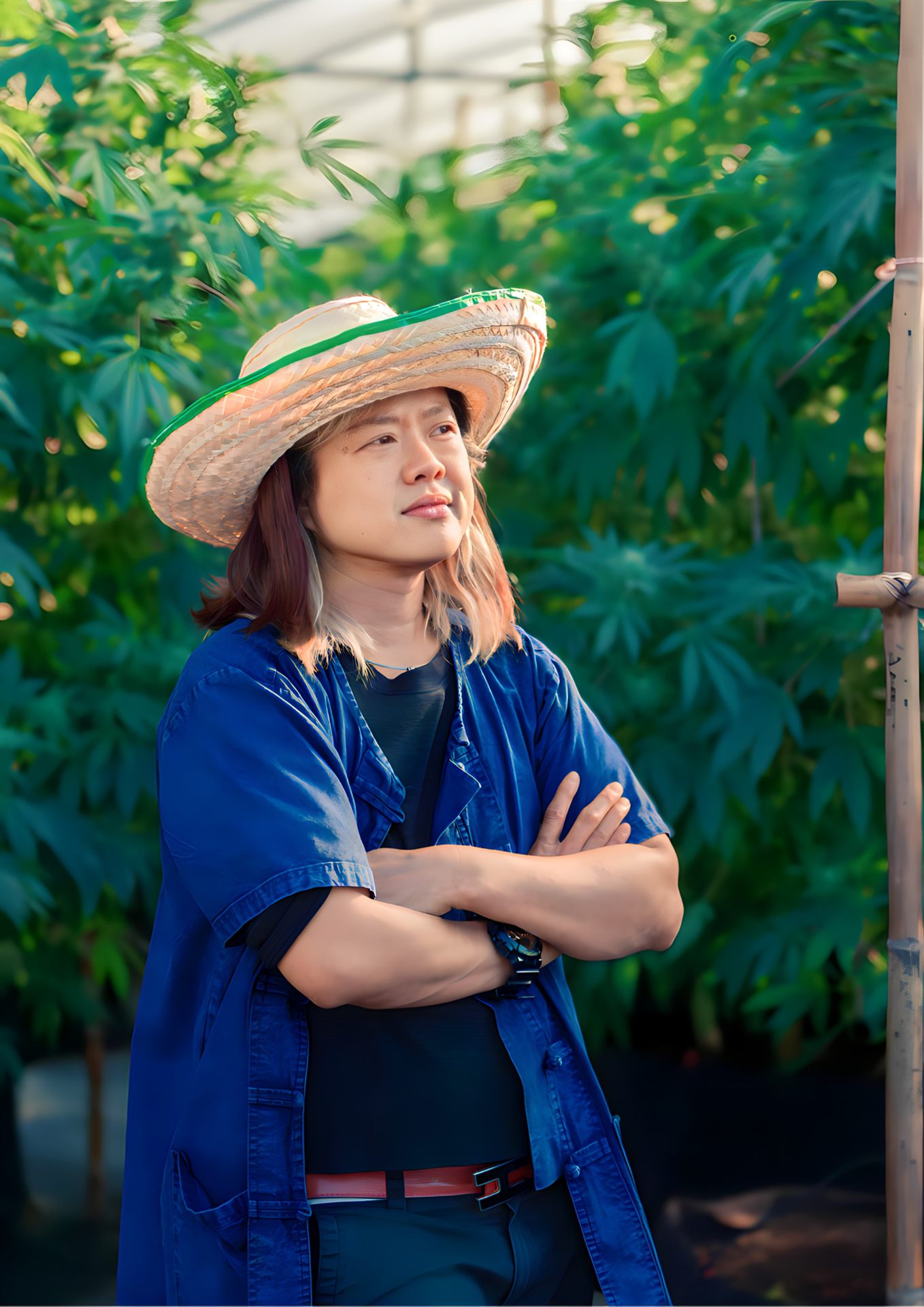 Happy Herb farm host ready to help plan a visit